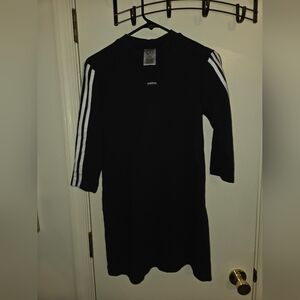 Adidas Dress with White Sleeve Stripes